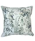 Terroir Powder Blue Cotton Throw Pillow