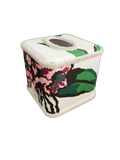 Draper Fabric Tissue Holder - Rhododendron White