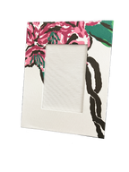 Draper Fabric Picture Frame - Rhododendron White