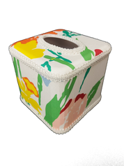 Draper Fabric Tissue Holder - Les Fleur de Toulon