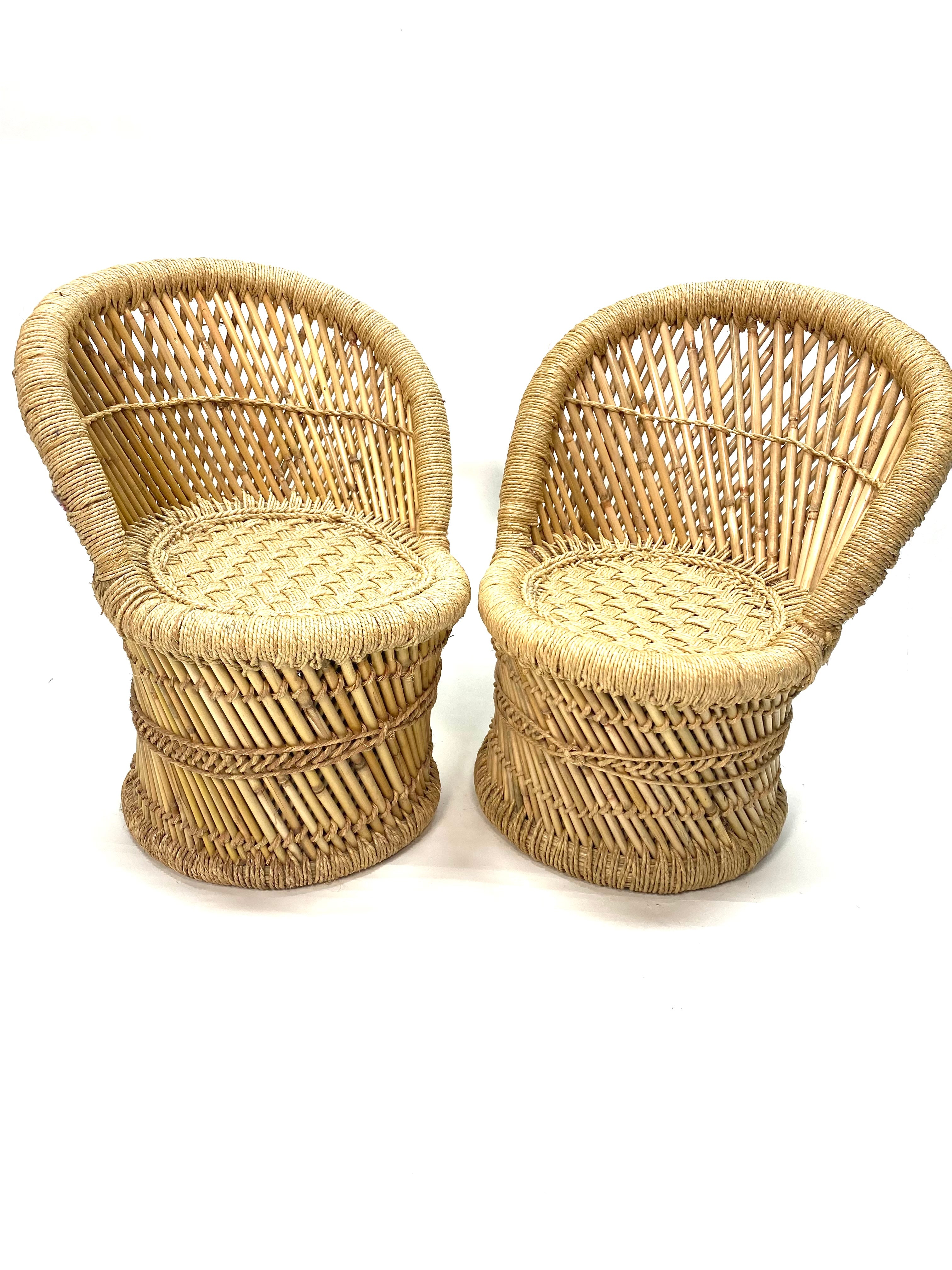 Pair of Children’s Cane Chairs