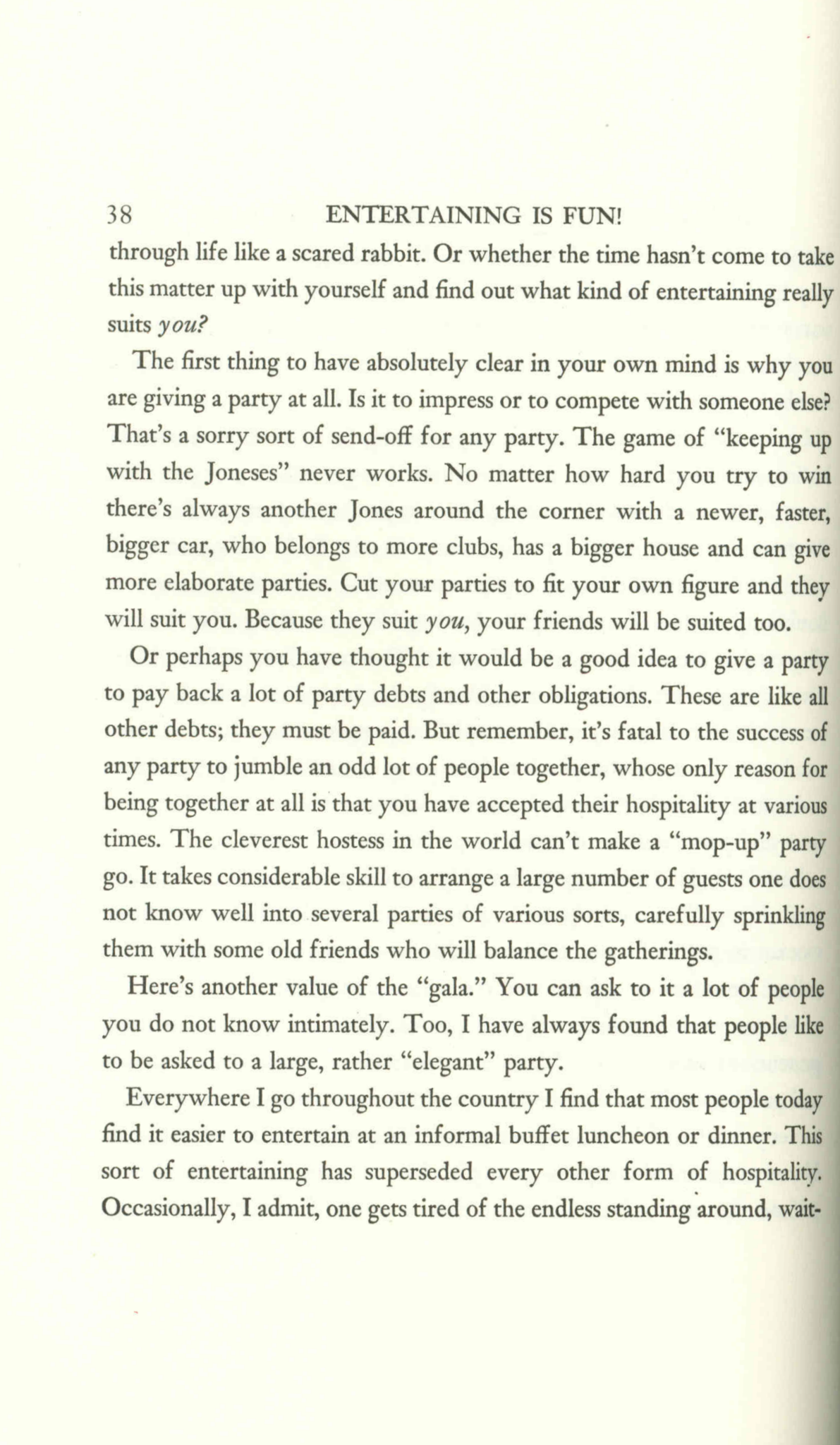 Entertaining is Fun! How to Be a Popular Hostess - Carleton Varney