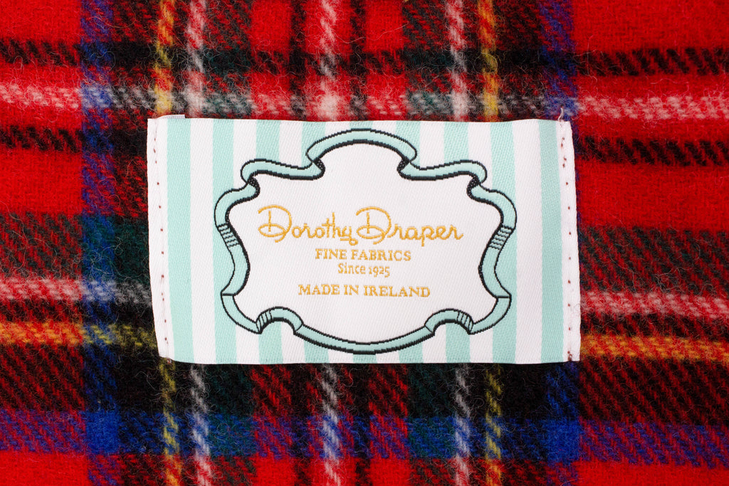 Luxurious Lambswool Cape - Red Plaid