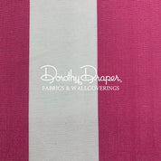 Draper Stripe Hot Pink Wallpaper