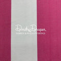 Draper Stripe Hot Pink Wallpaper