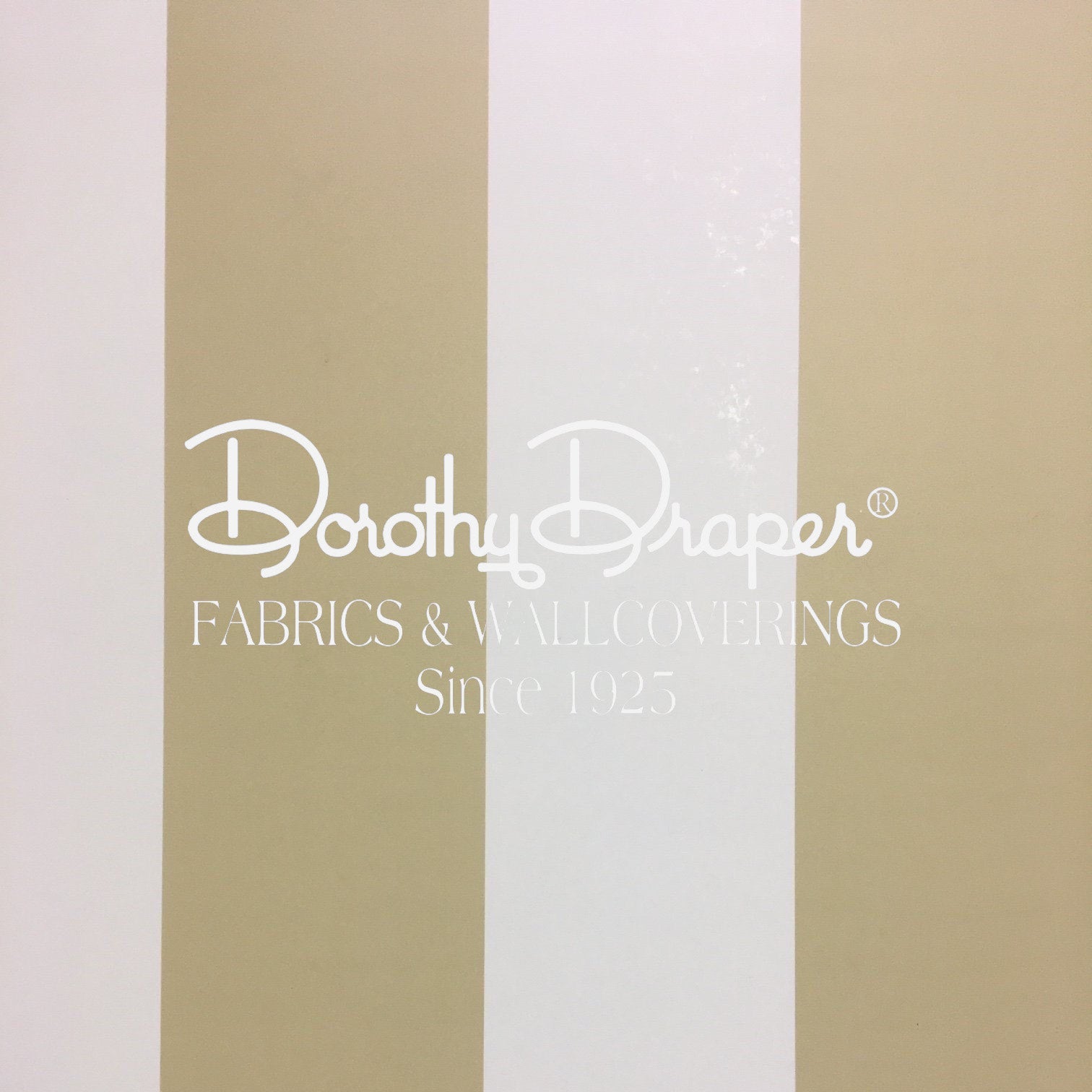 Draper Stripe Tan Wallpaper