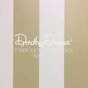 Draper Stripe Tan Wallpaper