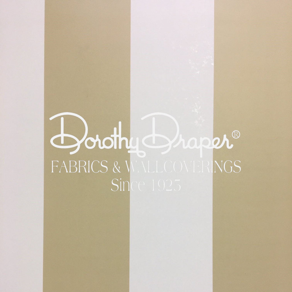 Draper Stripe Tan Wallpaper