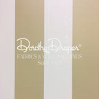 Draper Stripe Tan Wallpaper