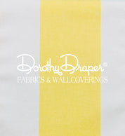 Draper Stripe Pale Yellow Fabric