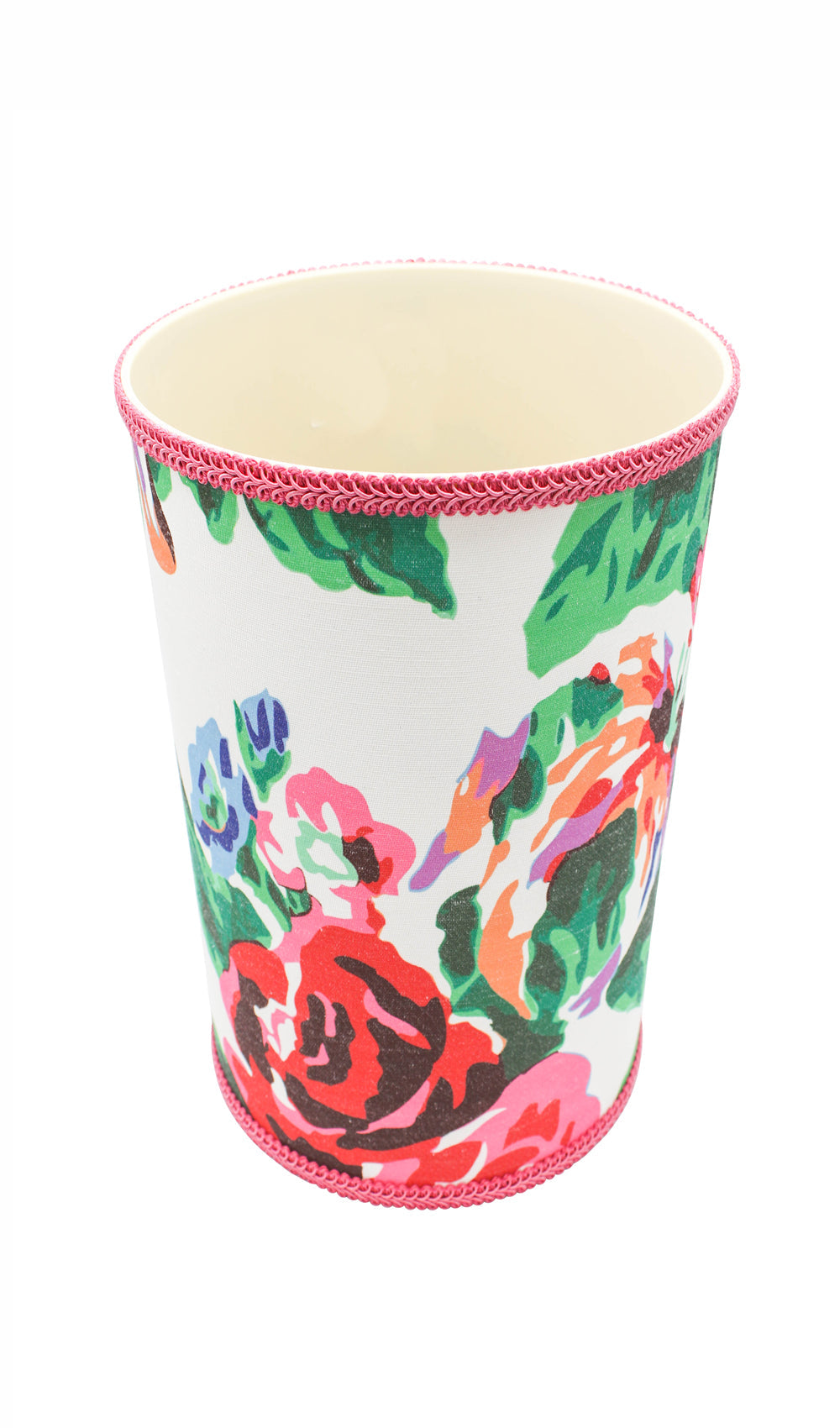 Dorothy Draper Home Fazenda Lily Waste Basket - Thumbnail 3