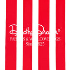 Draper Stripe Red Wallpaper