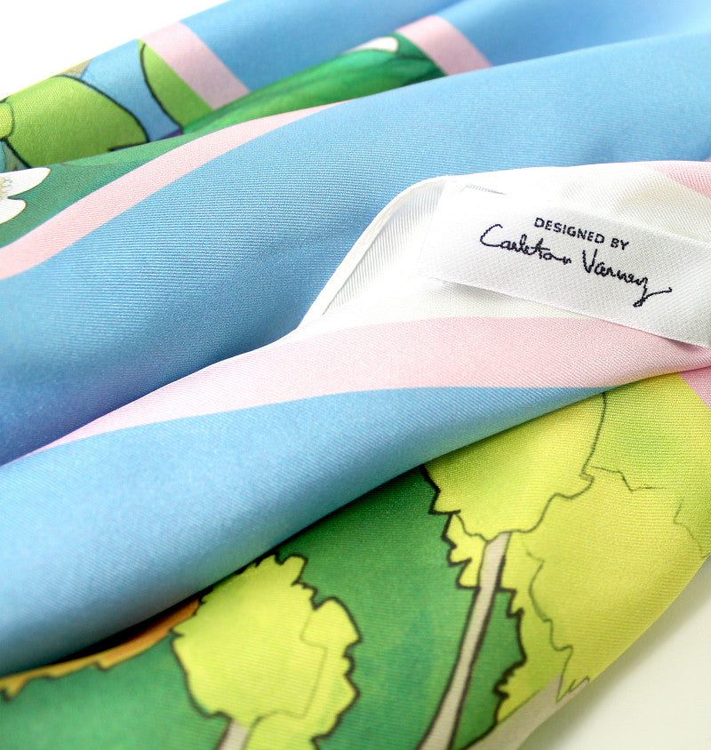 Greenbrier Valley Silk Scarf - Carleton Varney