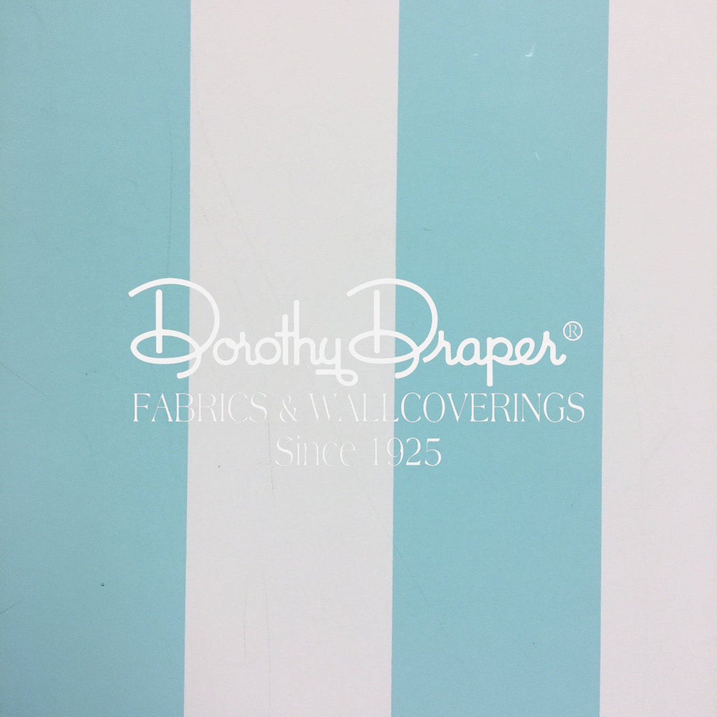 Draper Stripe Light Blue Wallpaper