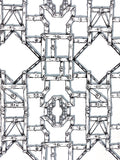 Shangri-La Trellis Wallpaper - Baroness Black