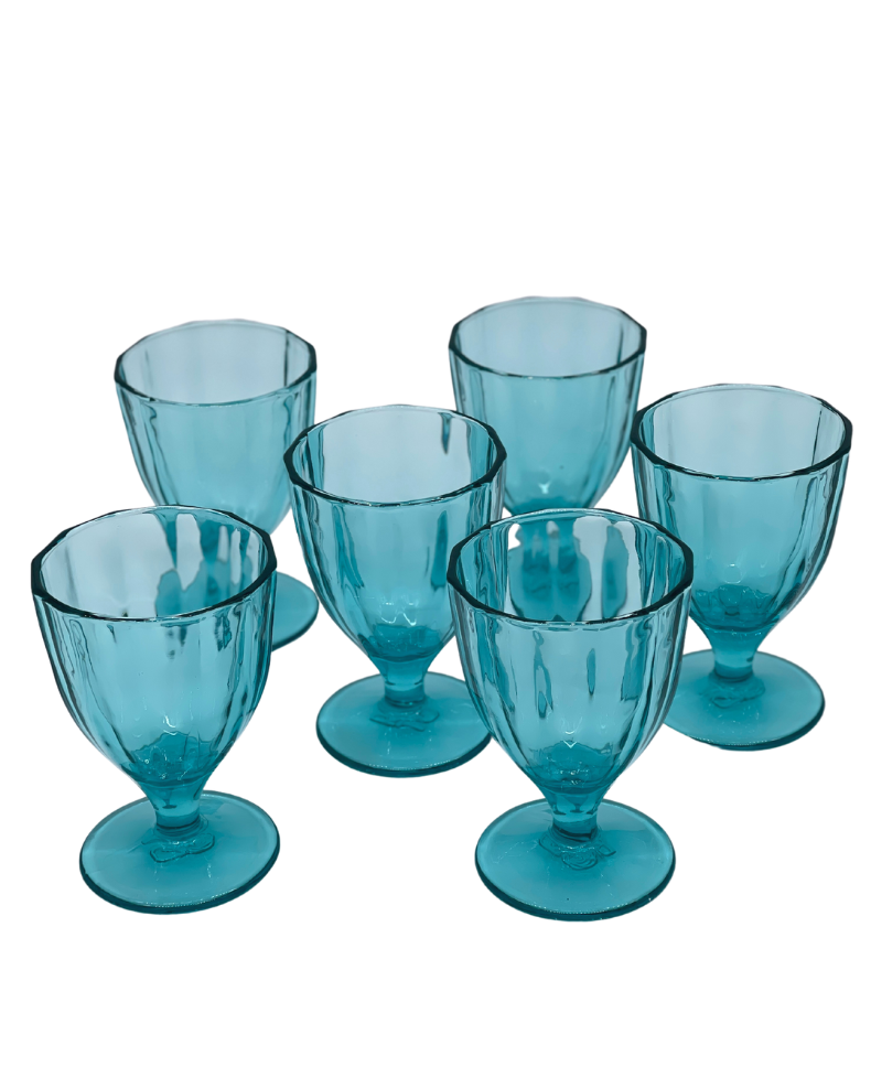 Aqua Glasses - Set of Six