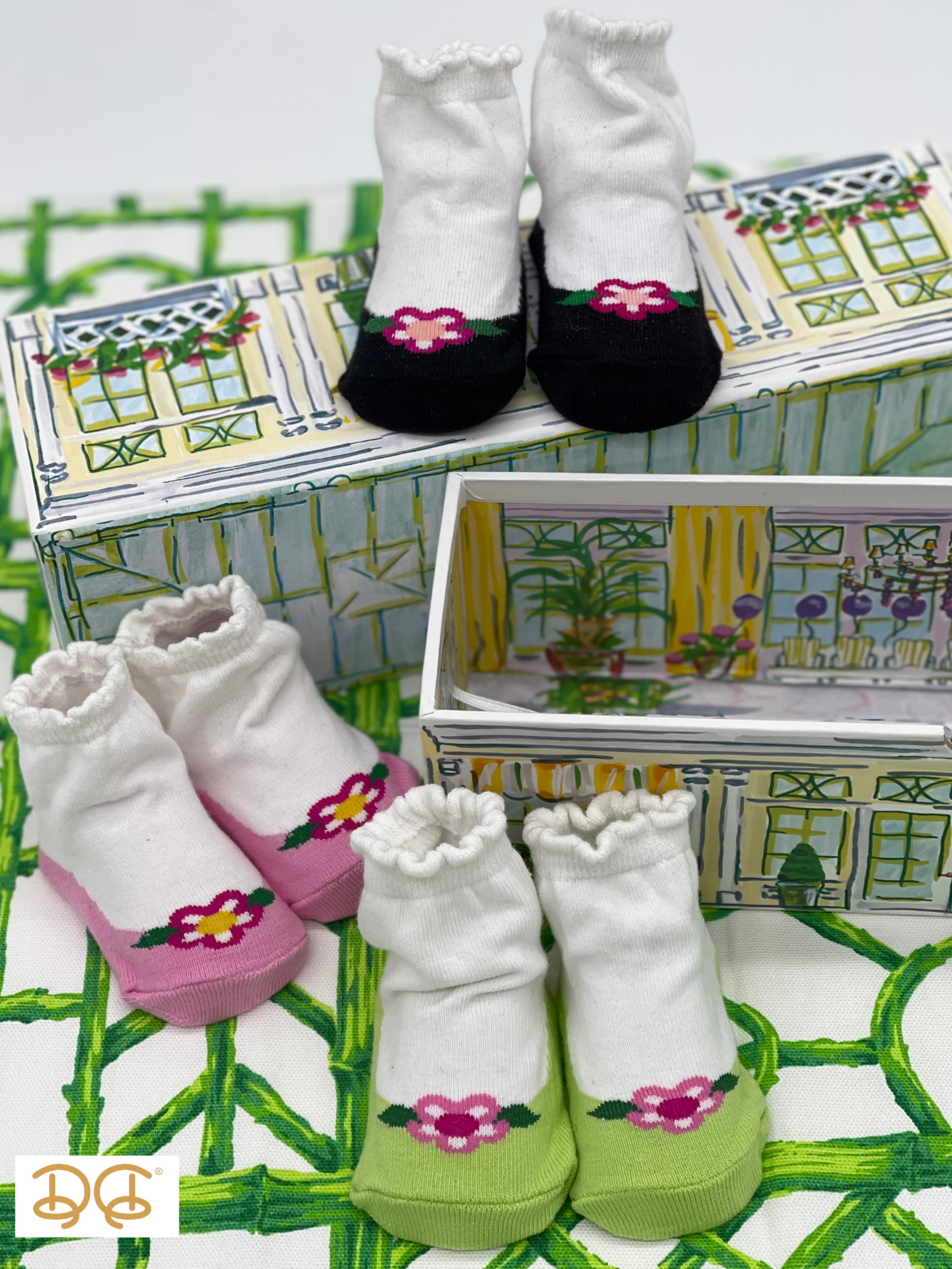 Baby Socks~3 Pair/Garden Party