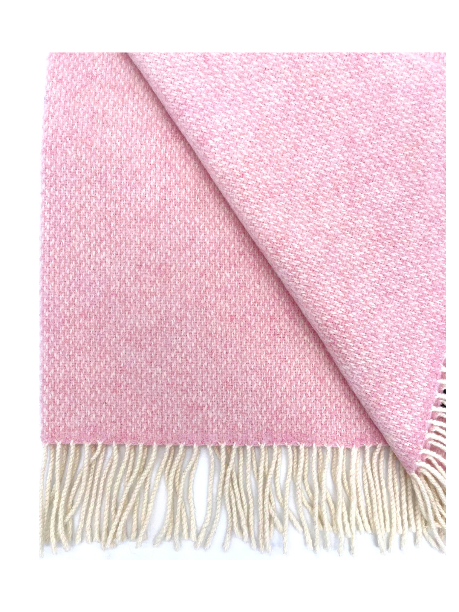 Baby Draper Merino Wool & Cashmere Blanket~Light Pink