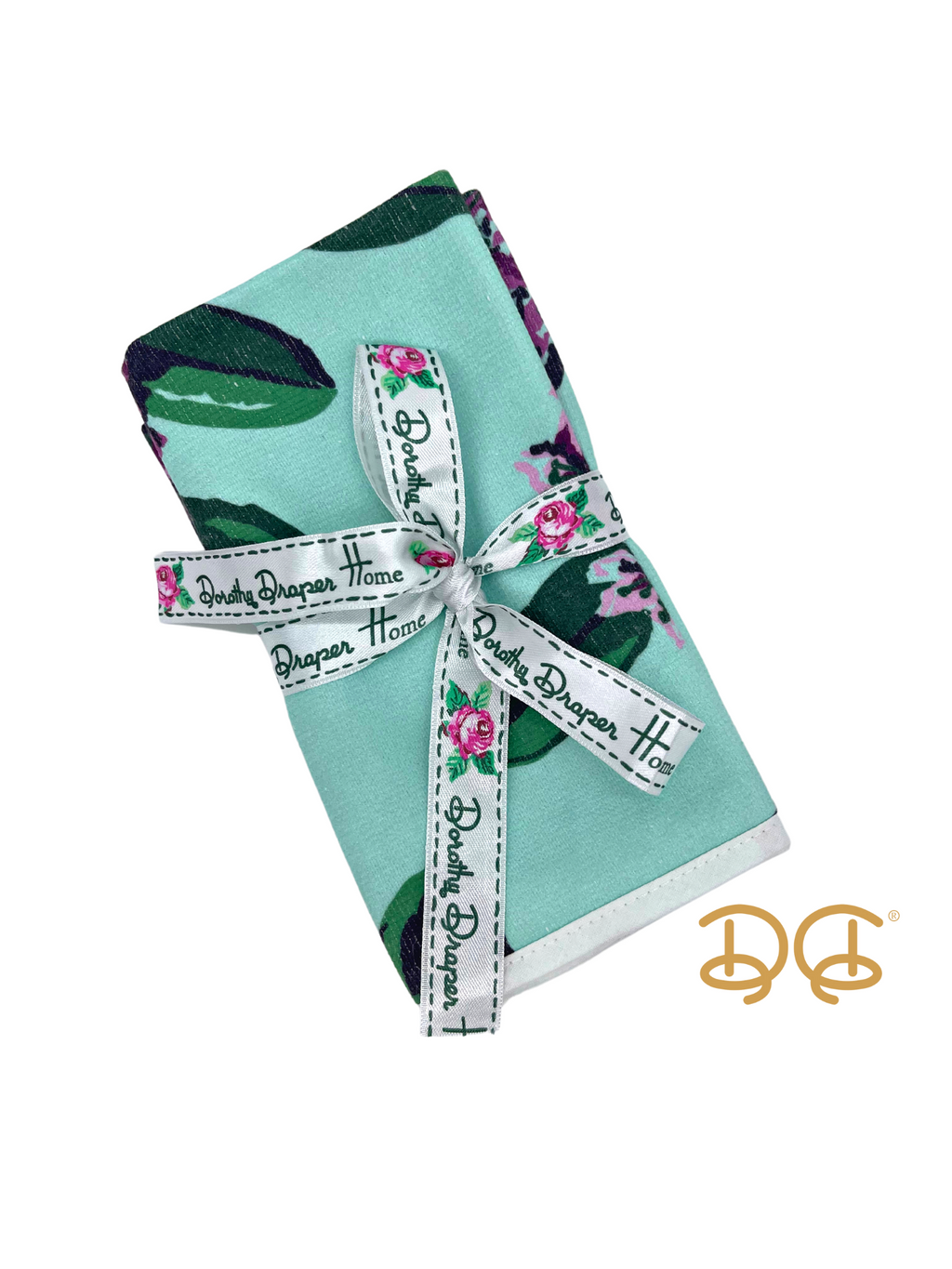 Printed Washcloth/Set of 3 - Rhododendron Mint