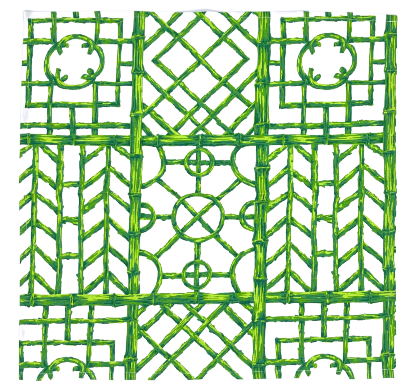 Set of Four Dinner Napkins ~ Bali Ha'i Green