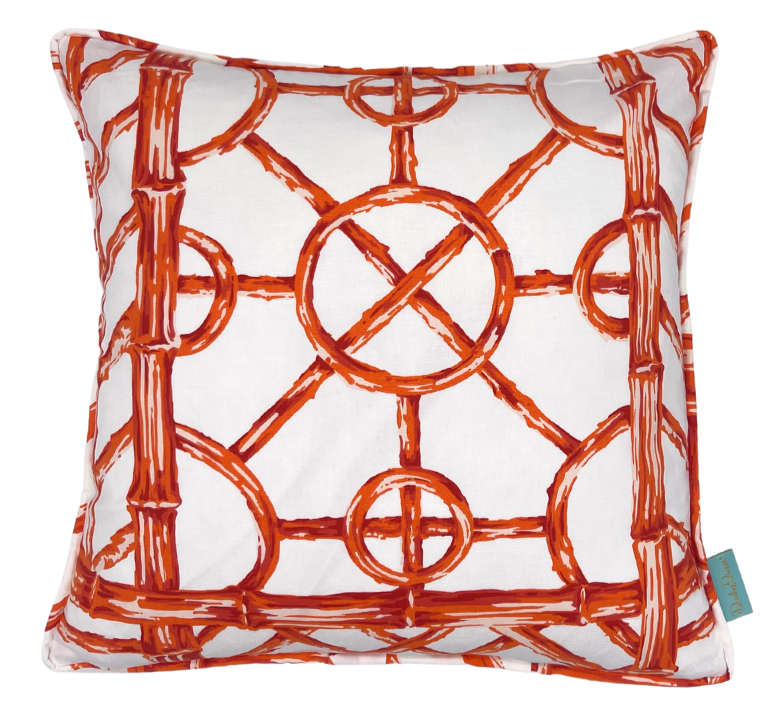 Bali Ha'i Throw Pillow - Mandarin