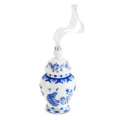 Blue and White Ceramic Decoration - Carleton Varney