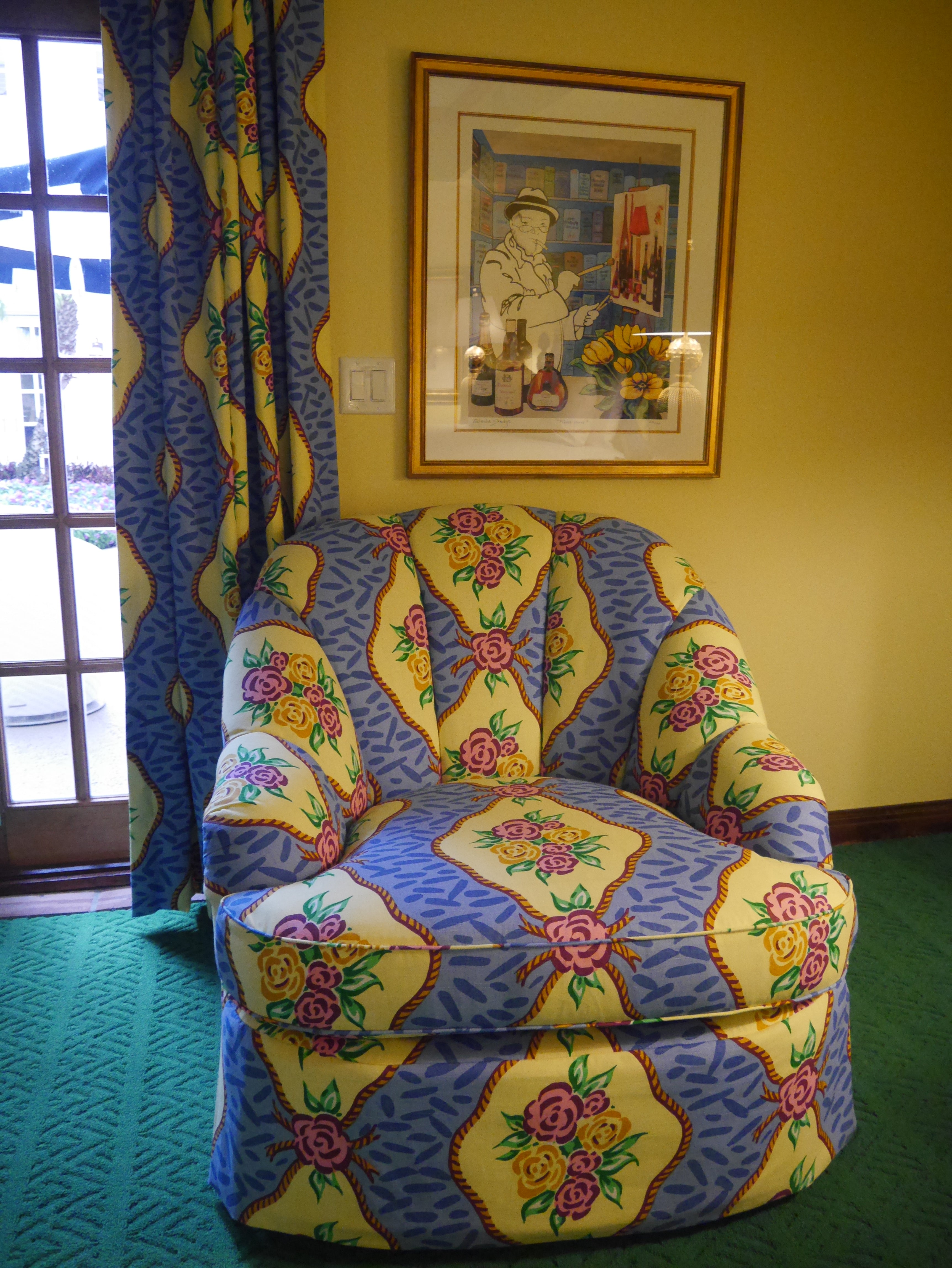 Cote D’ Azur Blue Fabric