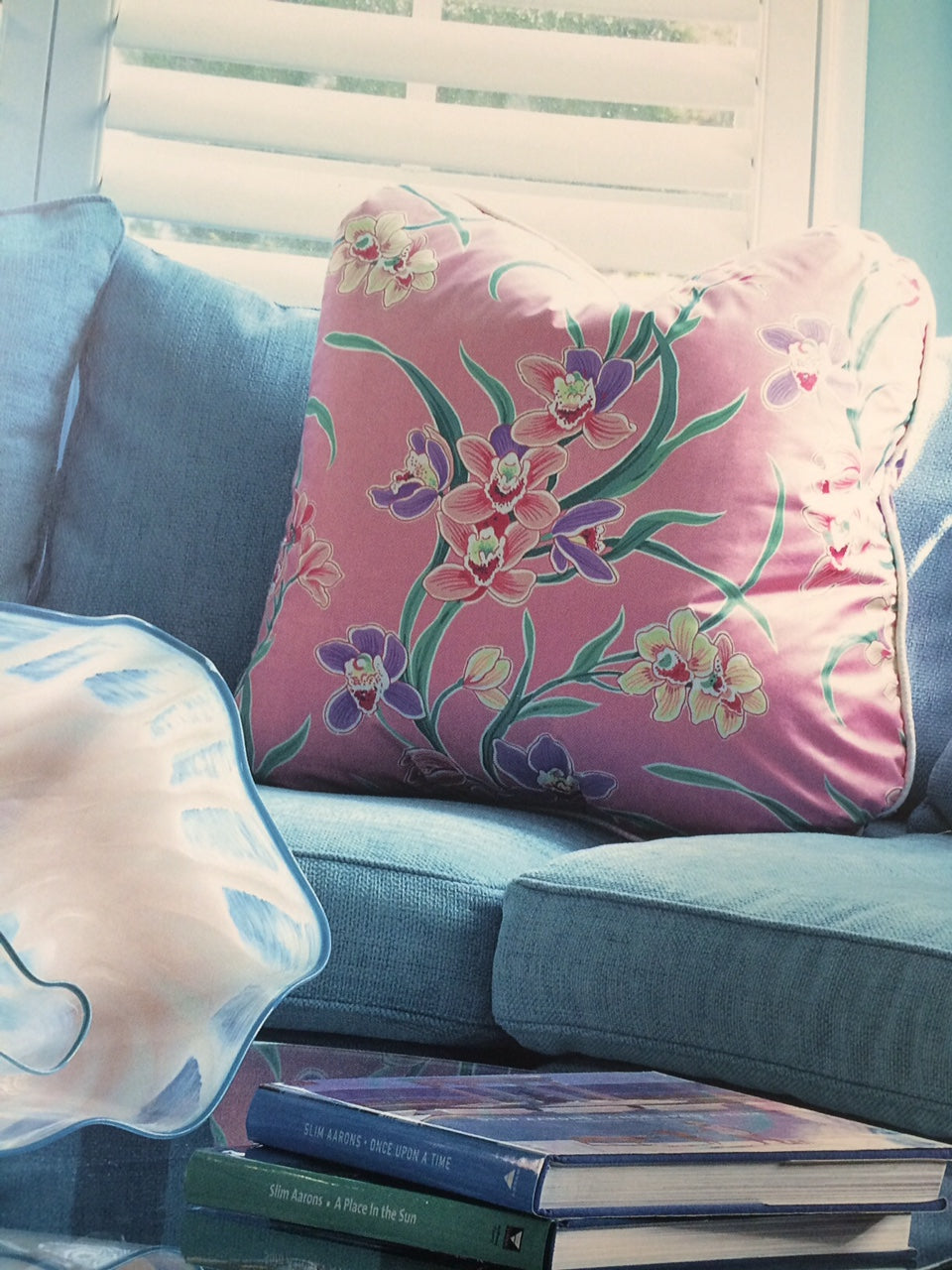 Cymbidium Orchid Pink Fabric