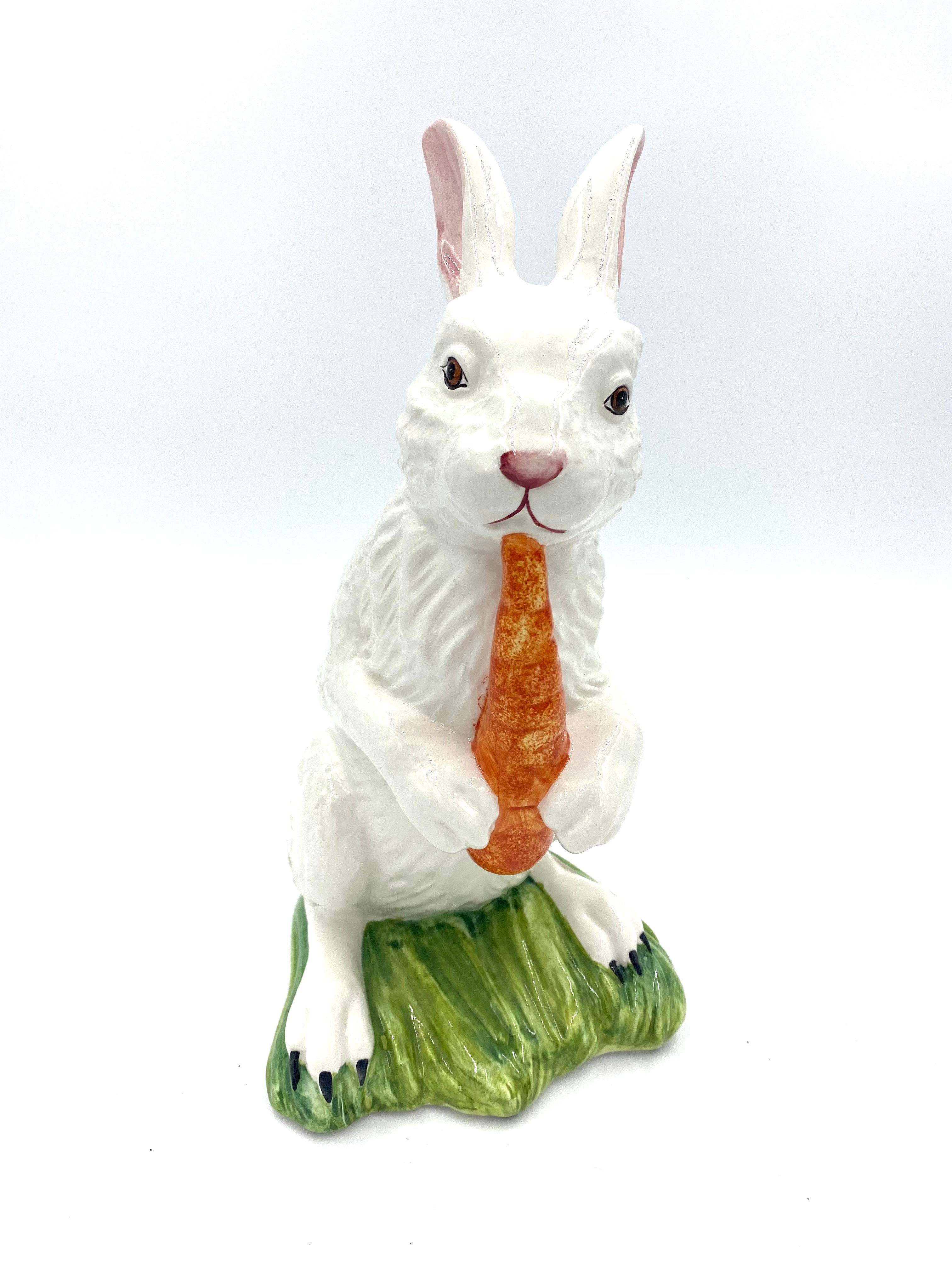 Ceramic Rabbit with Carrot