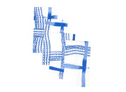 Set of Four Dinner Napkins - New England Blue Ribbon