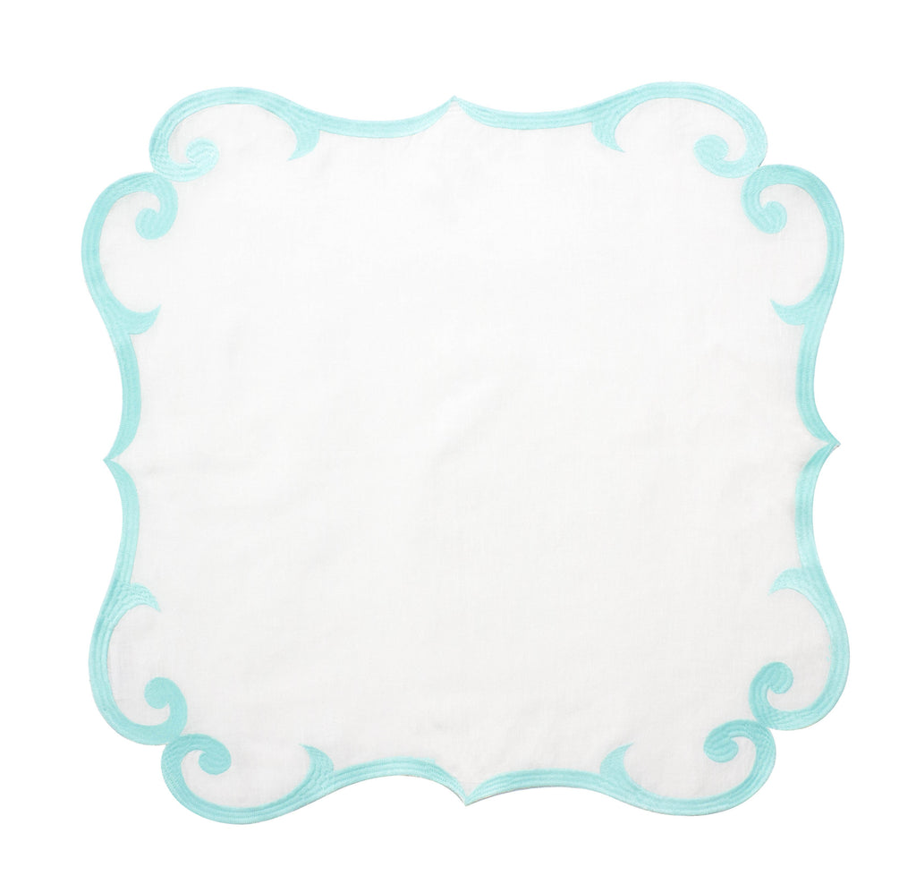 Dinner Napkin~ Set of Four Draper Linen Scroll