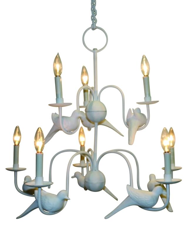 Carleton's Dove Chandelier - Large