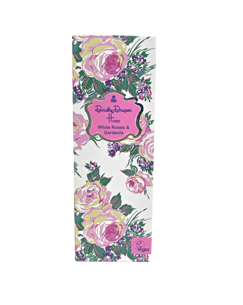 Princess Grace Rose Porcelain Diffuser - White Roses & Gardenia