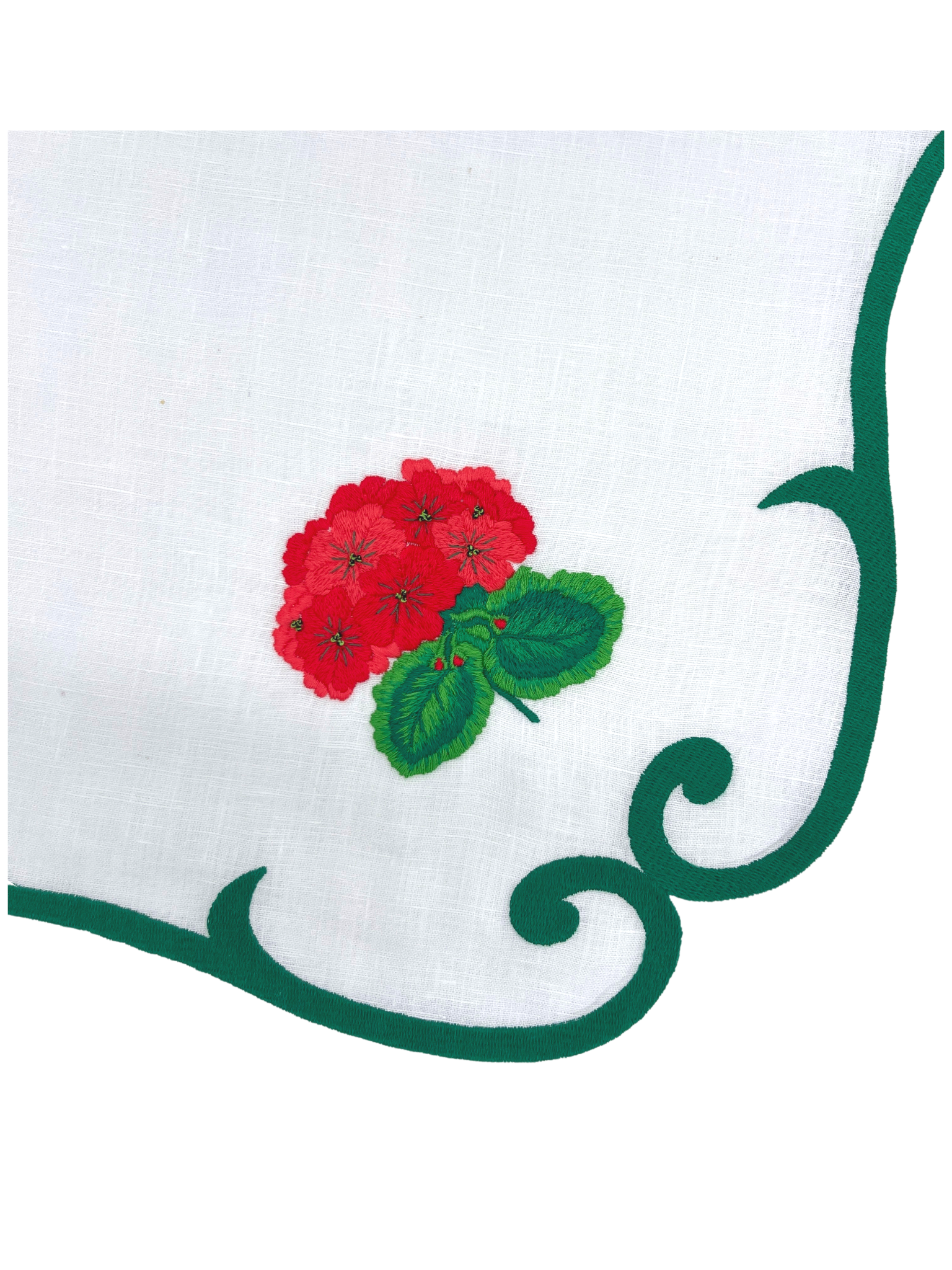 Linen Dinner Napkin (Set of Four)~Geranium