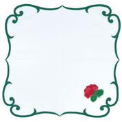 Linen Dinner Napkin (Set of Four)~Geranium