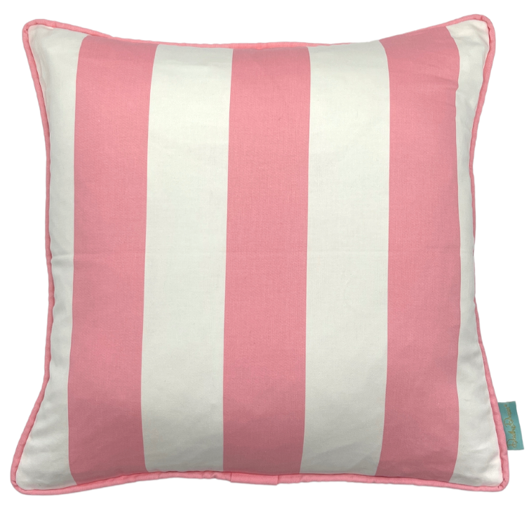 Draper Stripe Throw Pillow - Light Pink