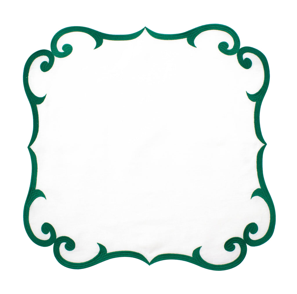 Dinner Napkin~ Set of Four Draper Linen Scroll