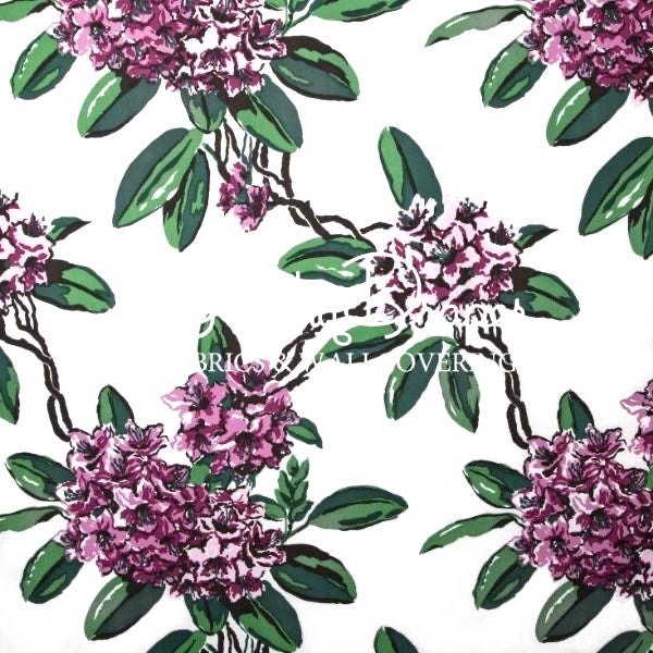 Rhododendron White Fabric