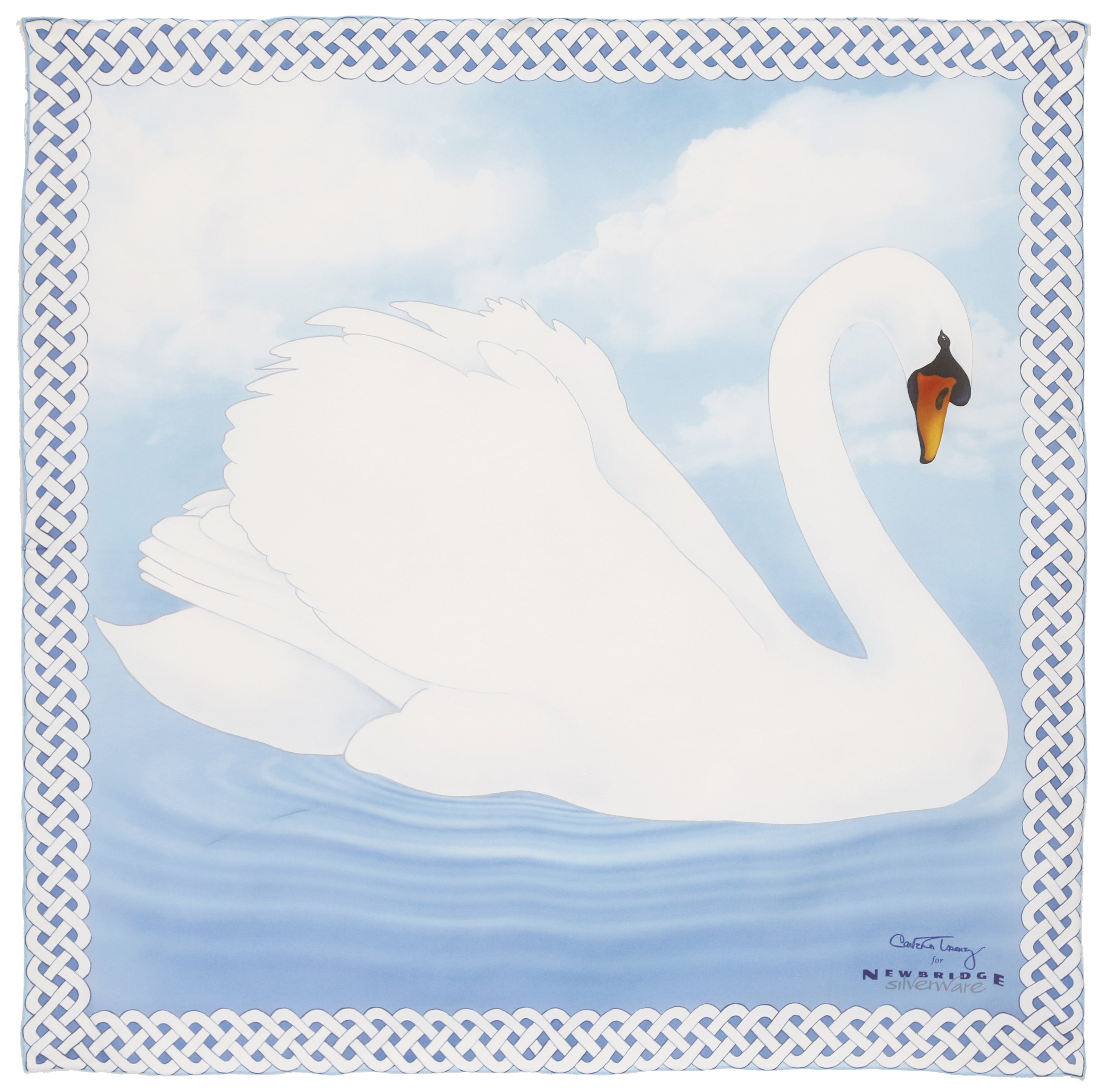 Lake Swan Scarf - Carleton Varney