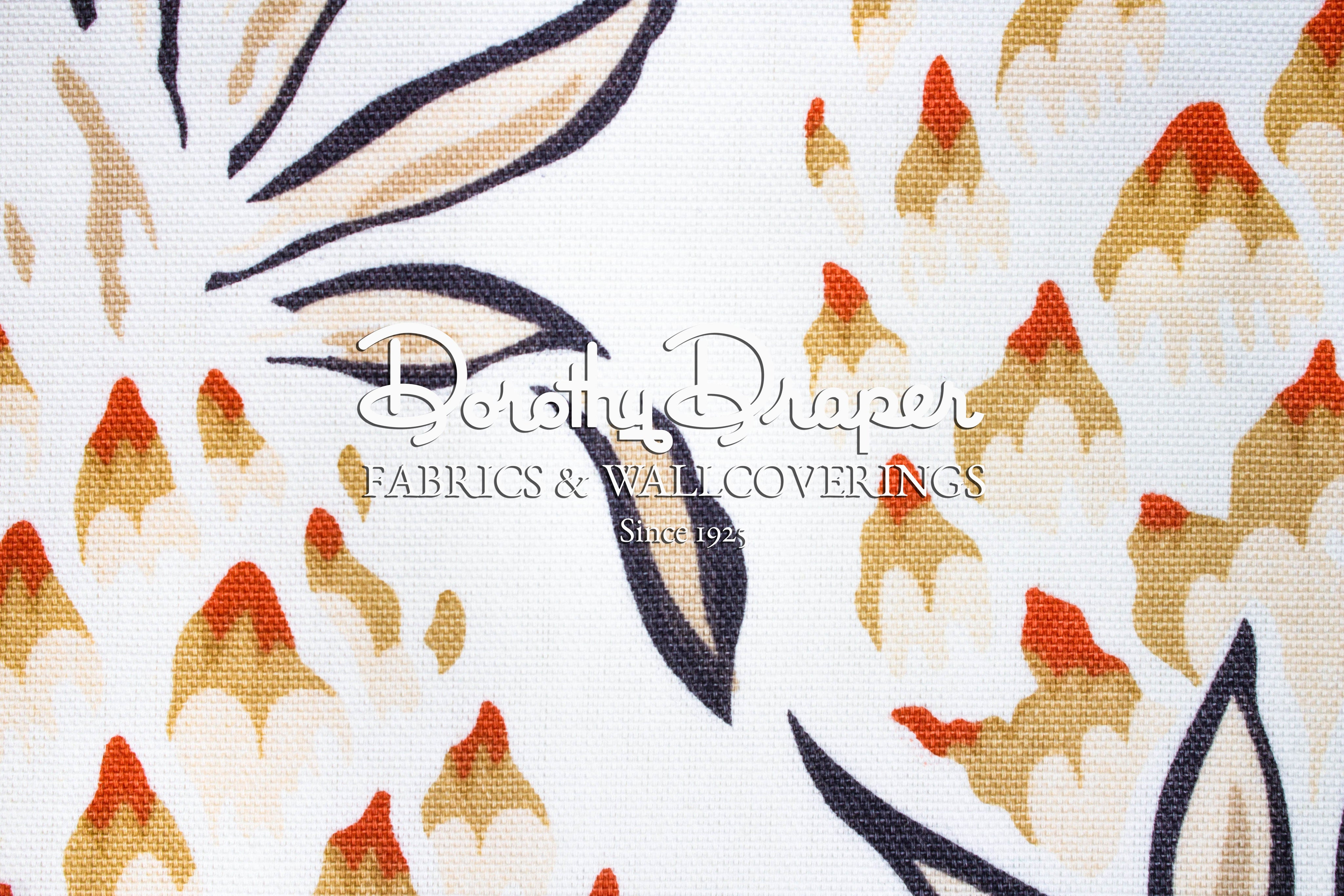 Lanai Pineapple Brown Fabric