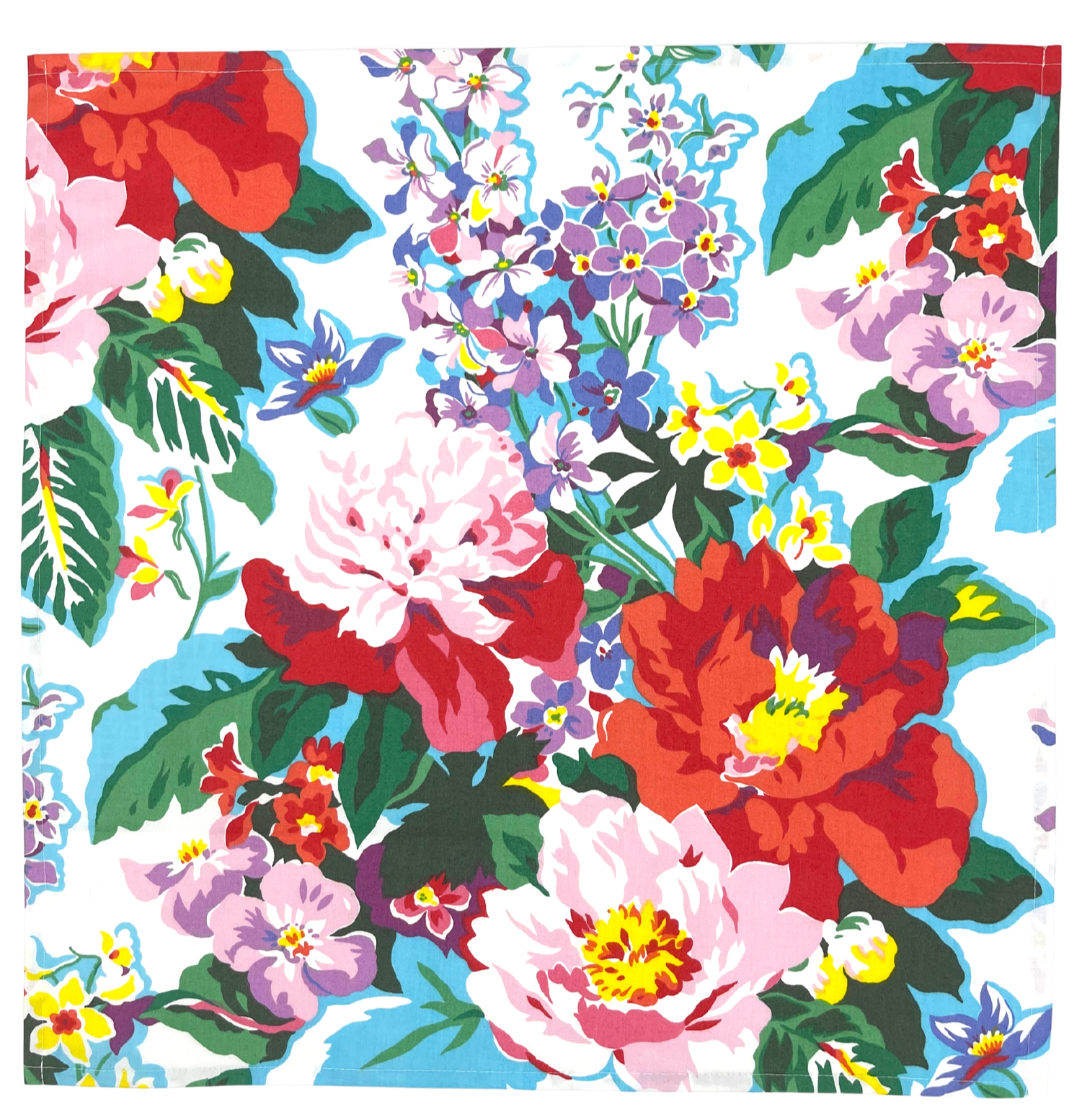 Set of Four Dinner Napkins~Shannon Grove White