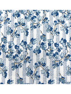 Set of Four Dinner Napkins - Oak Leaves Blue