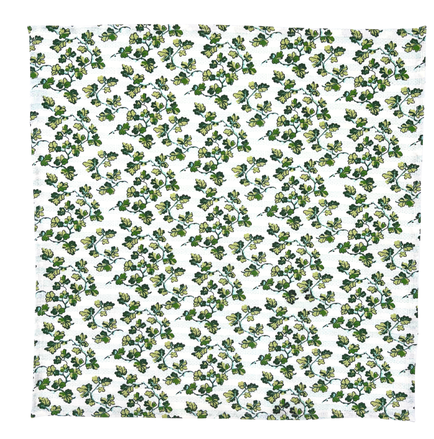 Set of Four Napkins~Oak Leaves Green