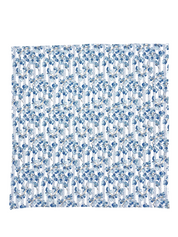 Set of Four Dinner Napkins - Oak Leaves Blue