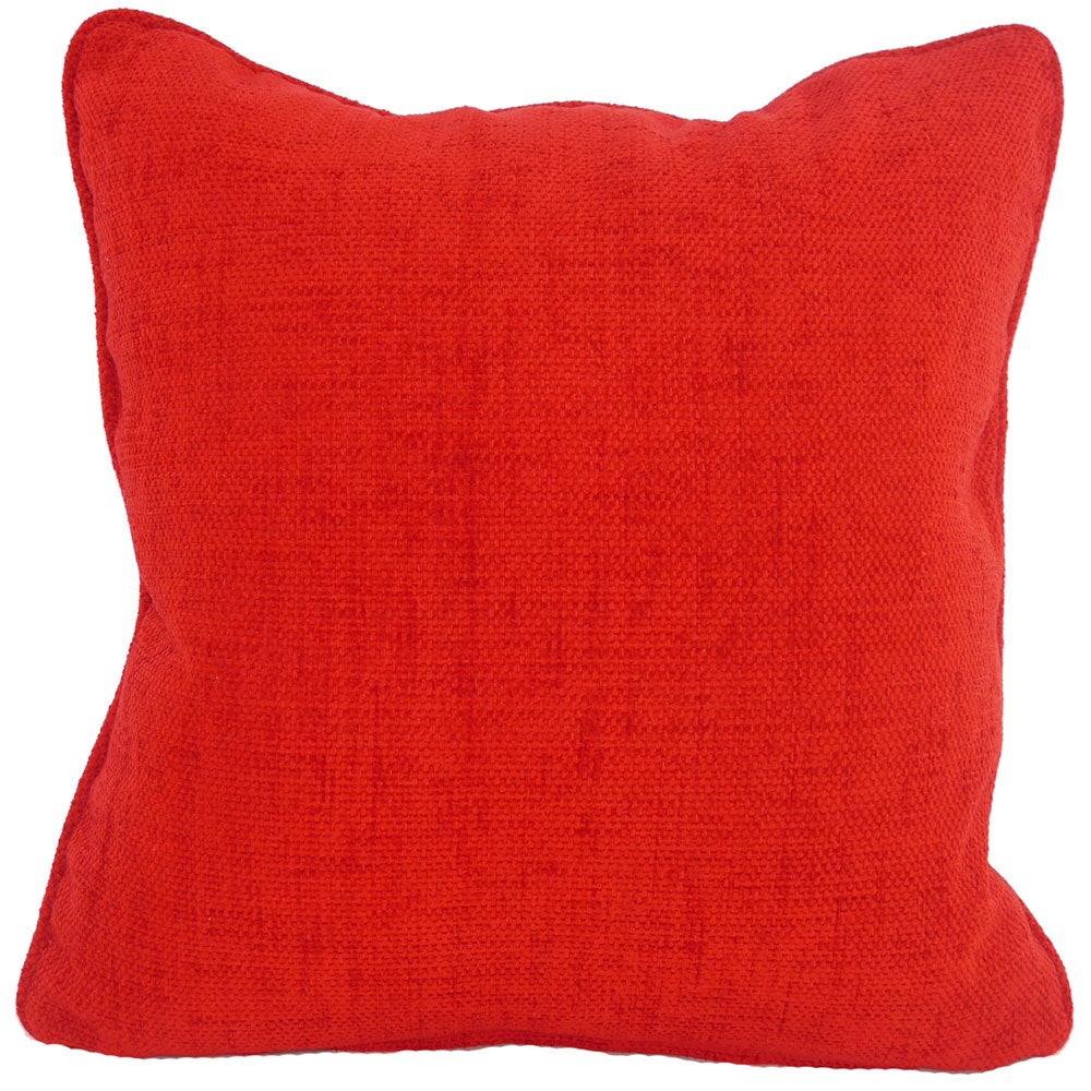 Couture Lattice Throw Pillow - Scarlet