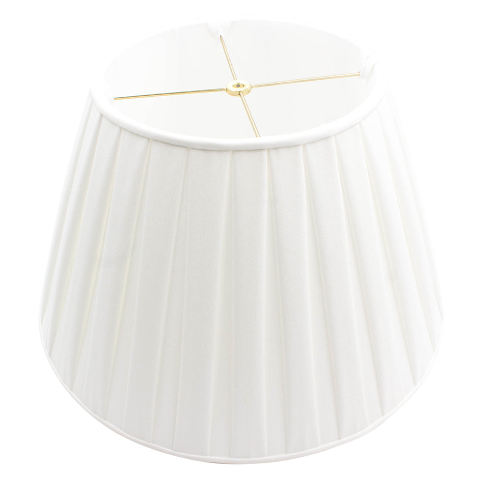Empire Lampshade - White Silk
