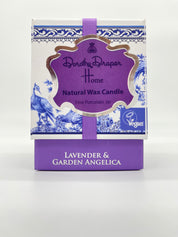 Porcelain Jar Candle-Lavender and Garden Angelica