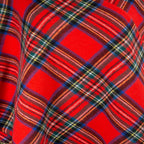 Luxurious Lambswool Cape - Red Plaid