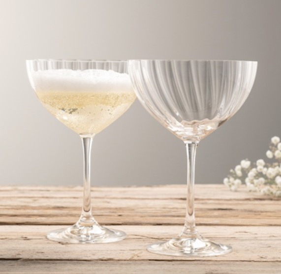 The Monte Carlo Champagne Glasses, Pair