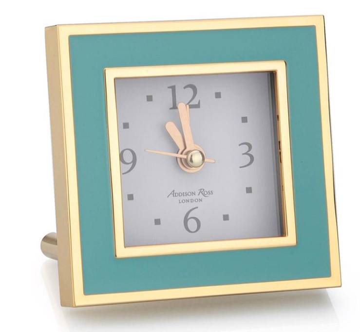 Turquoise Blue Alarm Clock